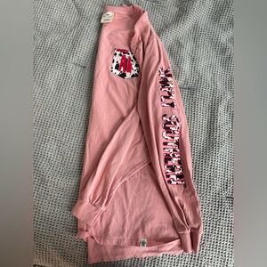 {SIMPLY SOUTHERN} Pink Cow Print Alabama Long Sleeve